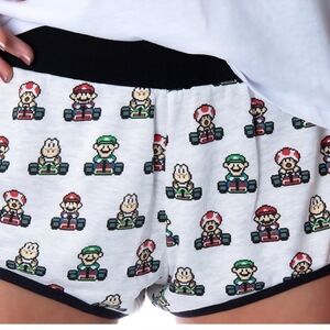Mario Kart Lounge Shorts Ladies Large